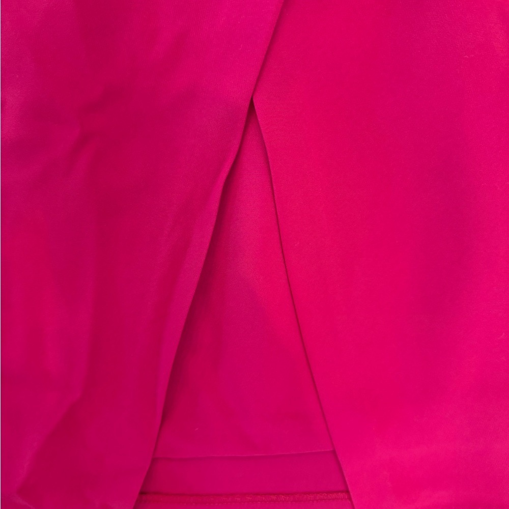 NWOT Amanda Uprichard Raelynn Magenta Halter Mini Dress Revolve - Picture 3 of 6